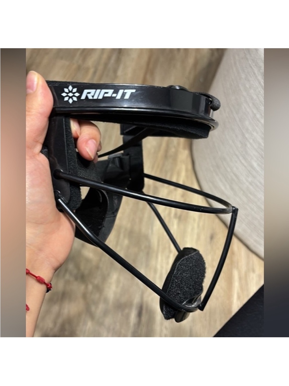 RIP-IT Men's Protective Face Mask - Black